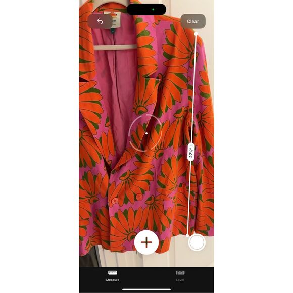 NWOT FARM RIO Copacabana Notched-Lapel Linen-Blend Blazer, XL $268 G45 - Picture 9 of 12